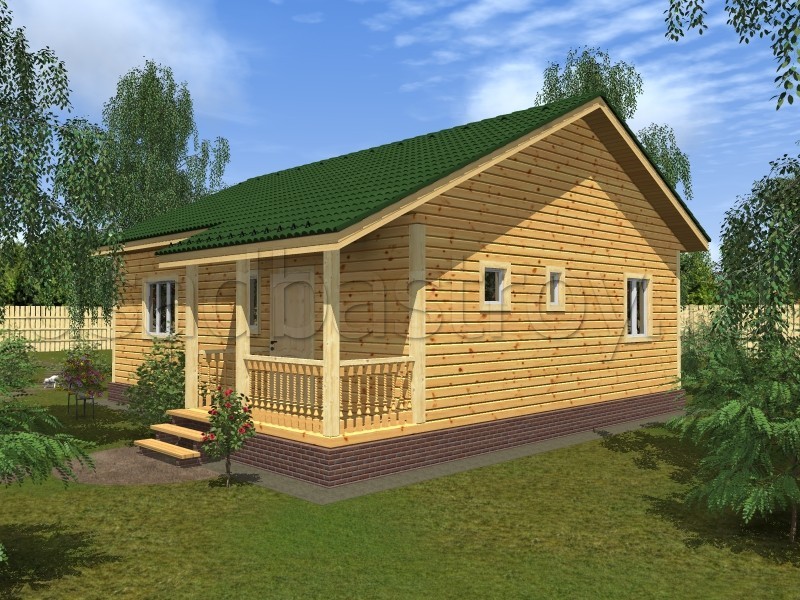 Коттедж 10х9.5 ДП56