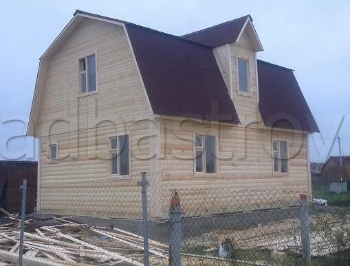 Каркасный дом 8х6 ДП44