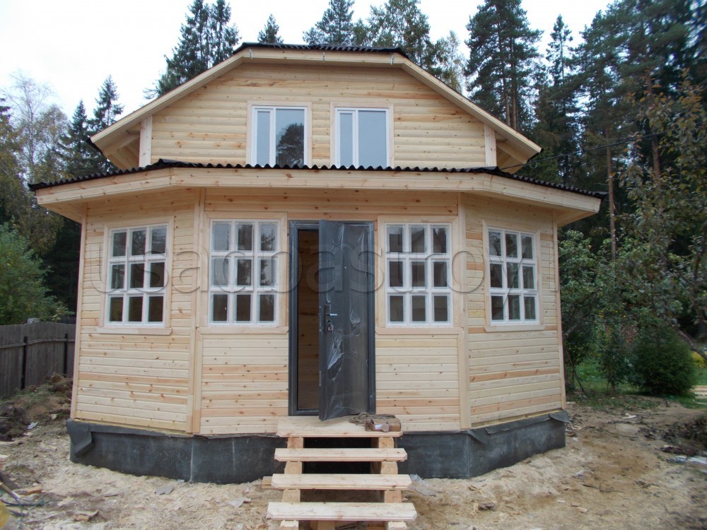 Каркасный дом 9х6 ДП39
