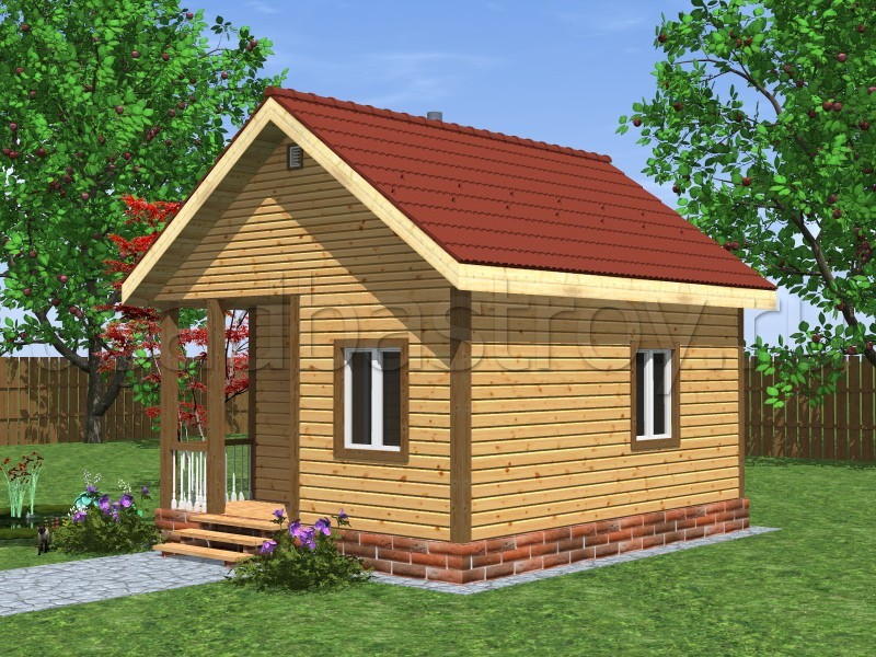 Баня из бруса 6x5 БП1: фото 4
