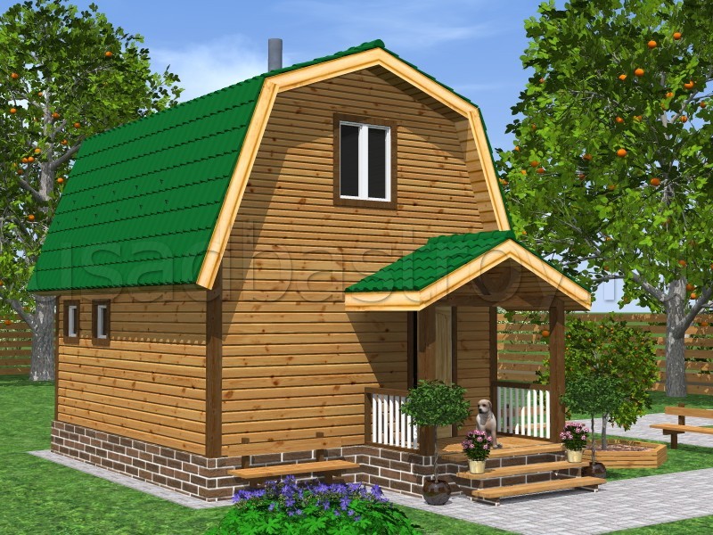 Баня из бруса 6x5 БП6