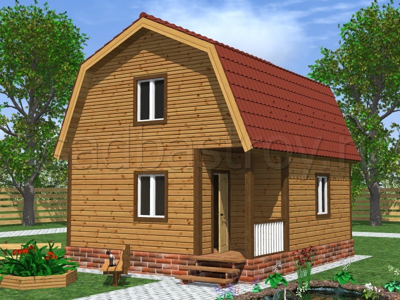Баня из бруса 6x7 БП8