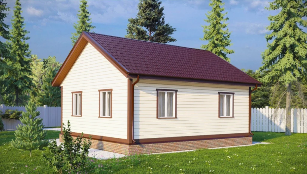 Каркасный дом 7x8 ТД24: фото 4