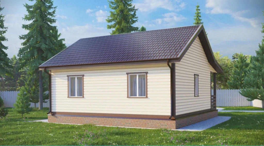Каркасный дом 7x8 ТД24: фото 3