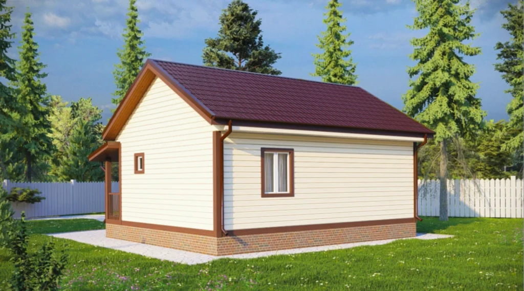 Каркасный дом 8x7 ТД08: фото 4