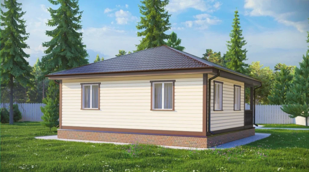 Каркасный дом 8x8 ТД32: фото 3
