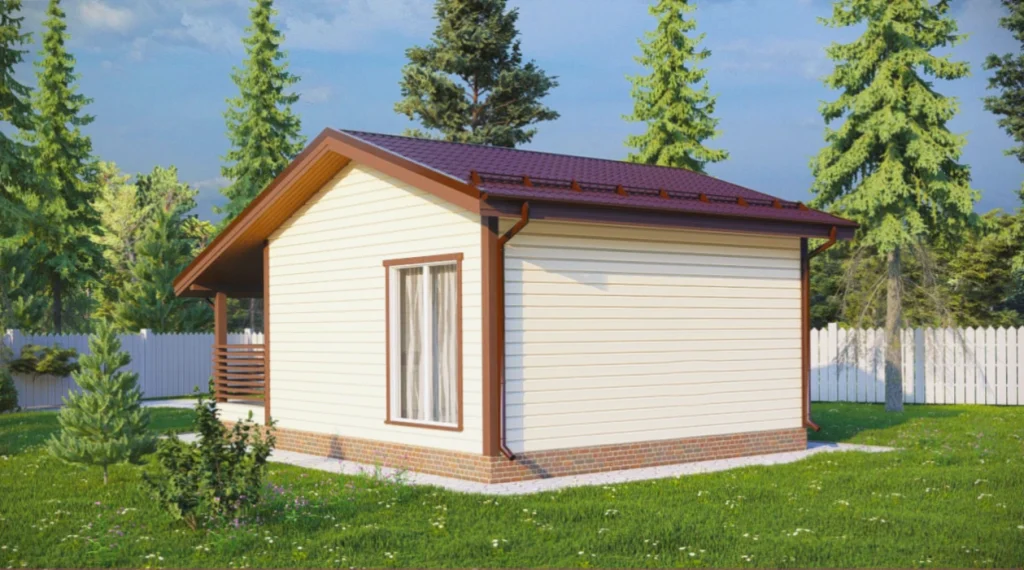 Каркасный дом 6x8 ТД27: фото 4