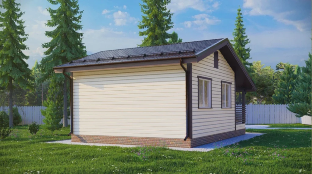 Каркасный дом 6x8 ТД27: фото 3