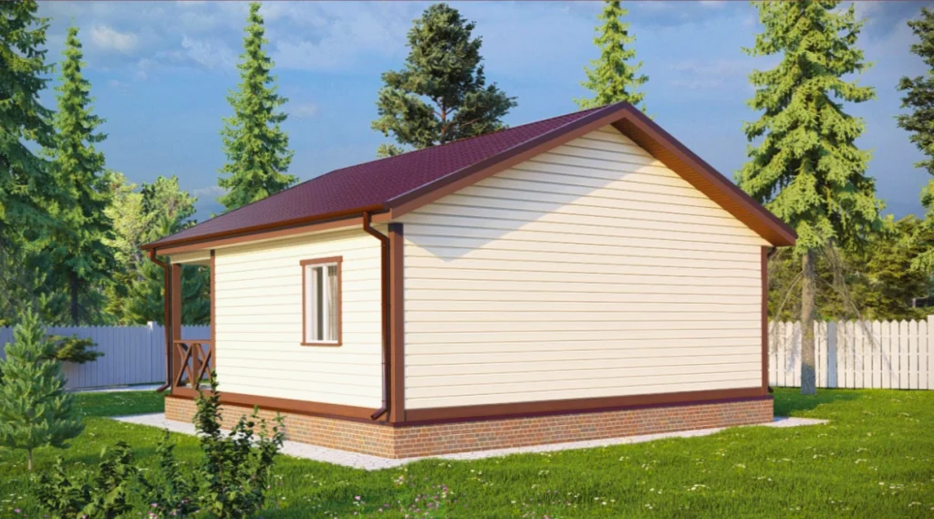 Каркасный дом 8x8 ТД36: фото 3