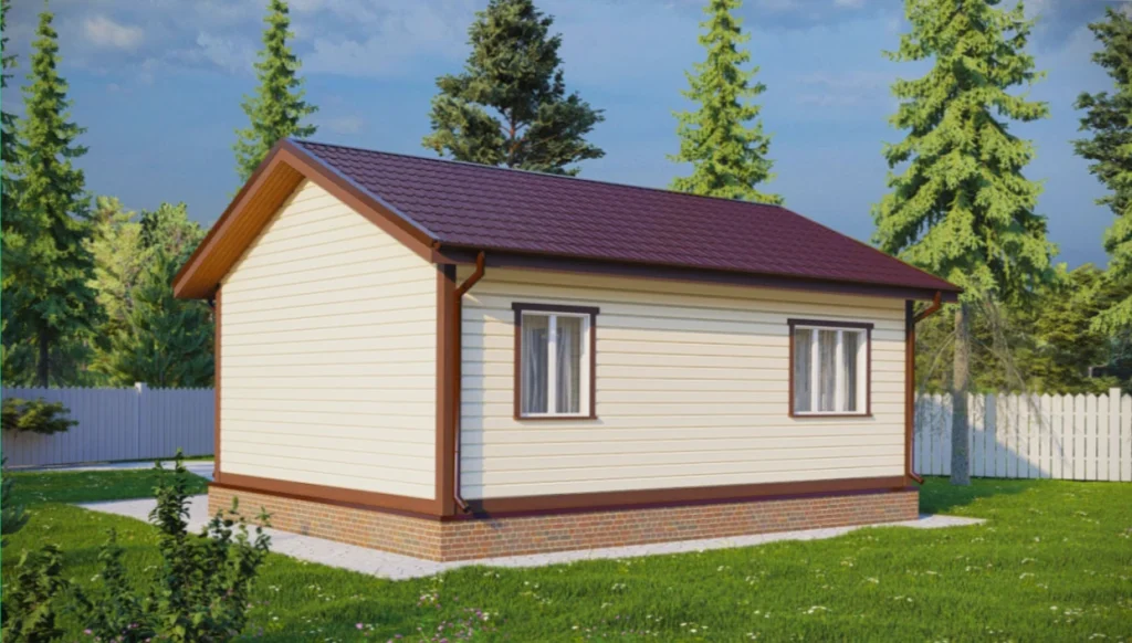 Каркасный дом 8x8 ТД35: фото 4
