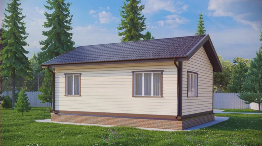 Каркасный дом 8x8 ТД35: фото 3