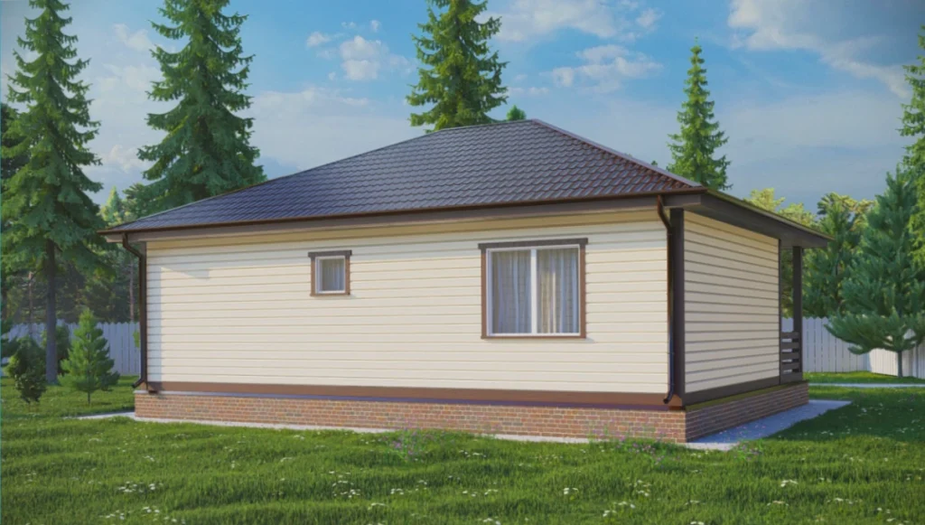 Каркасный дом 10x8 ТД15: фото 3