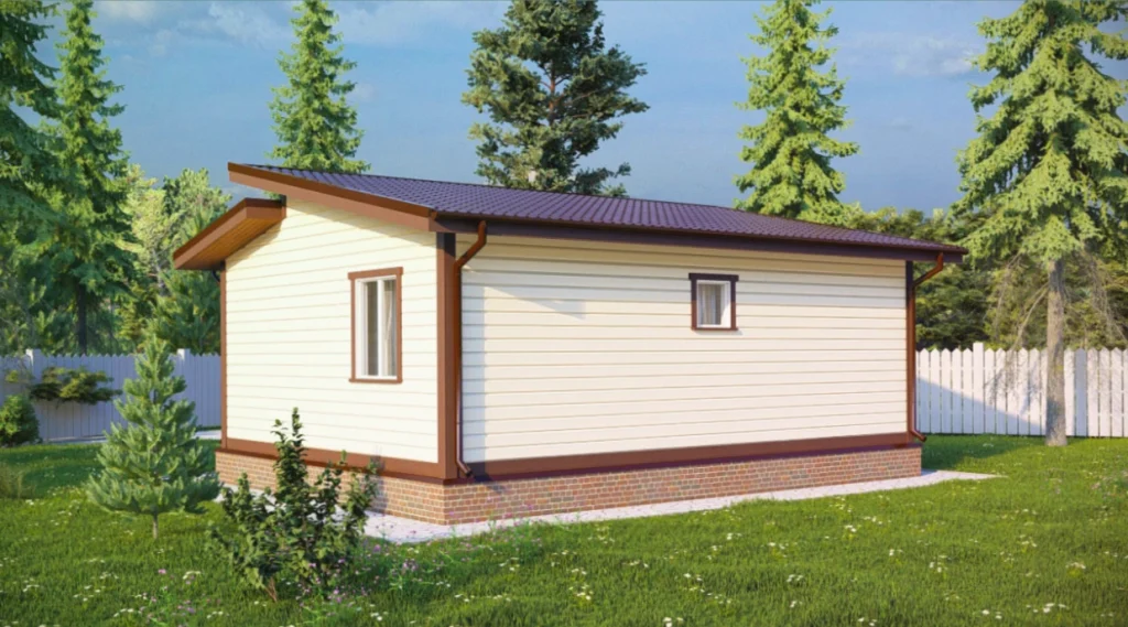 Каркасный дом 6x8 ТД23: фото 4