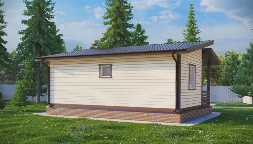 Каркасный дом 6x8 ТД23: фото 3